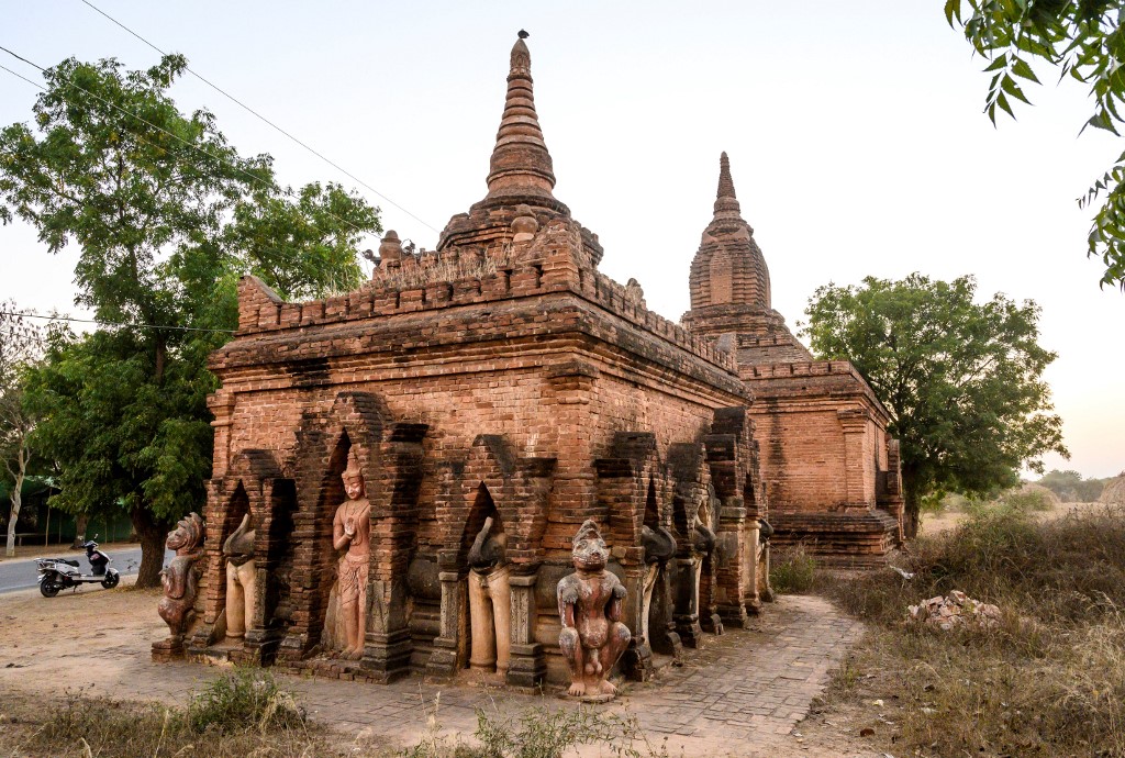 This photograph taken on January 18, 2020 shows Buddhist temples in Bagan. (Mladen Antonov / AFP)