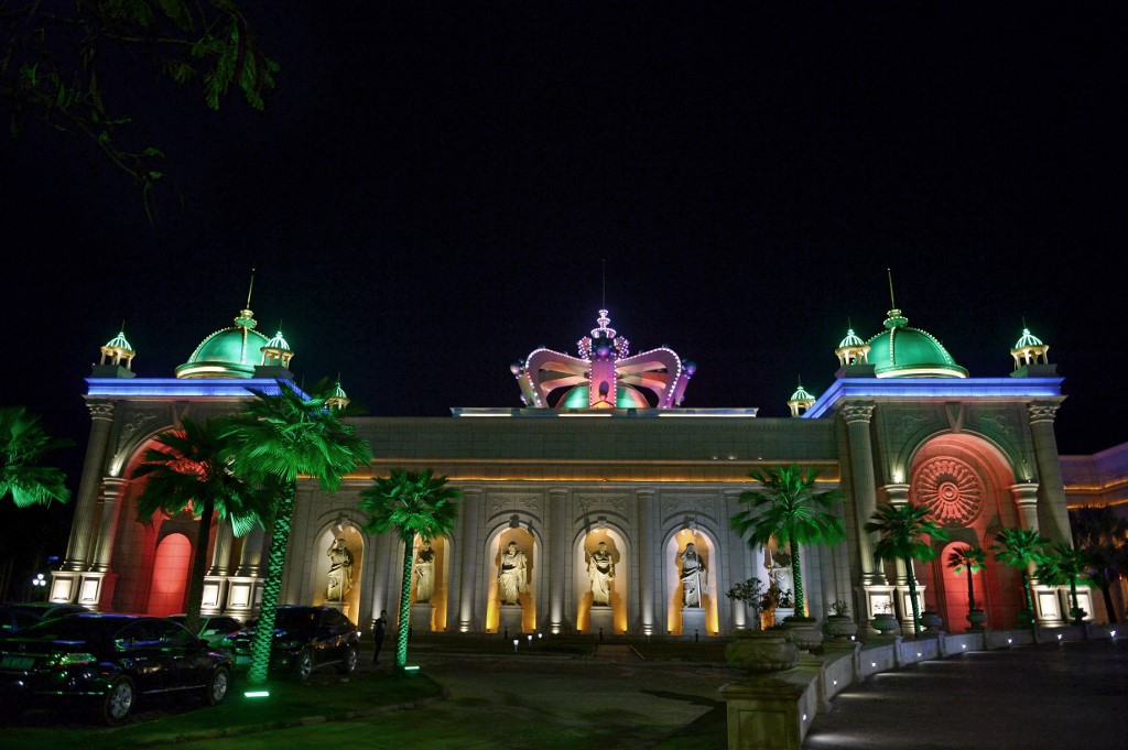The Kings Romans Chinese casino in Ton Pheung, a special economic zone set in northwestern Laos along the Mekong river, at the border with Thailand and Myanmar. (Christophe Archambault/AFP)