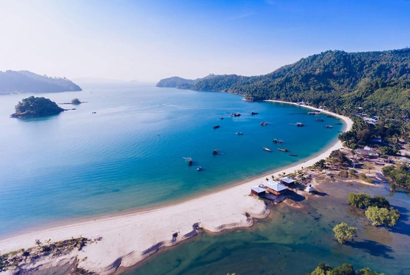 A view of Done Nyaung Hmine village in Kyunsu township, Tanintharyi region. (Eleven Media)