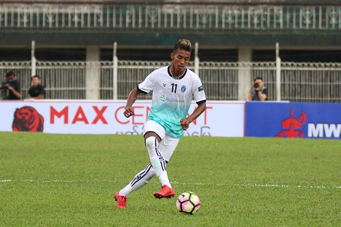 Myanmar national team and Yangon United footballer Maung Maung Lwin. (Yangon United Football Club)
