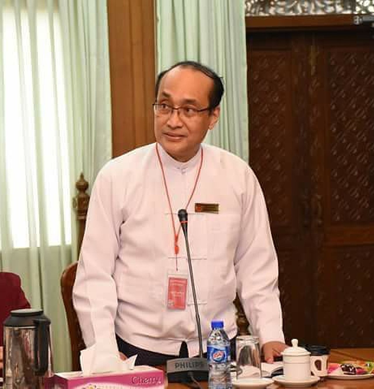 Zaw Wai Soe, a former medical professor, was appointed the labour, immigration and population, education, and health and sports under the ousted civilian government. (Supplied) 