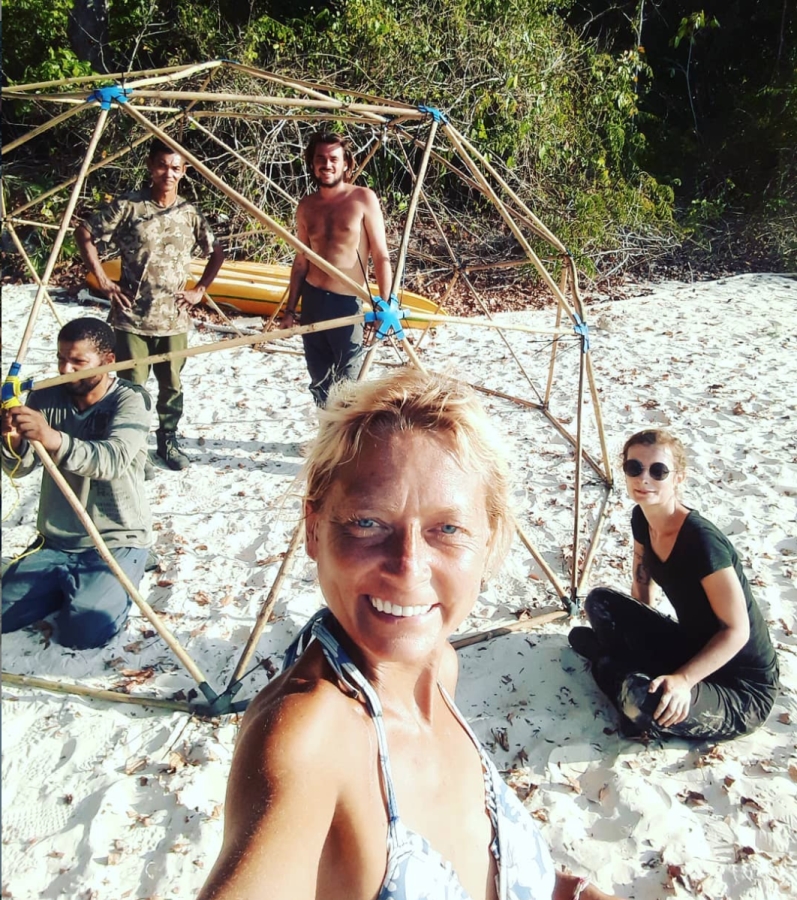 Some of the volunteers on the Myeik Archipelago island have overstayed two weeks so far, while the others have overstayed from one to two months. (Photos by Natalie Poole)