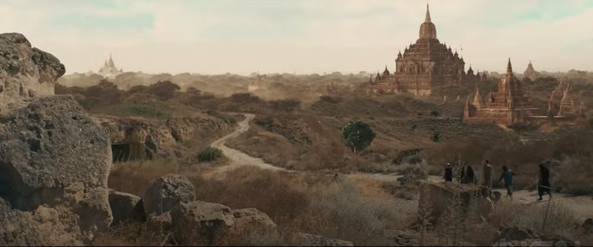 A still from the trailer for "Jiu Jitsu" starring Nicolas Cage. 