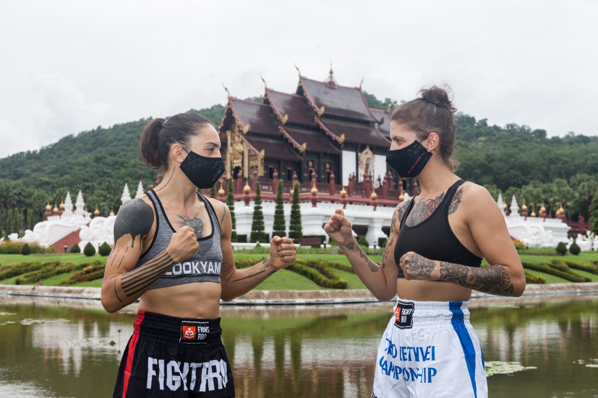 Maisha Katz faces Souris Manfredi for the World Lethwei Championship (WLC) women’s bantamweight title. (Supplied)