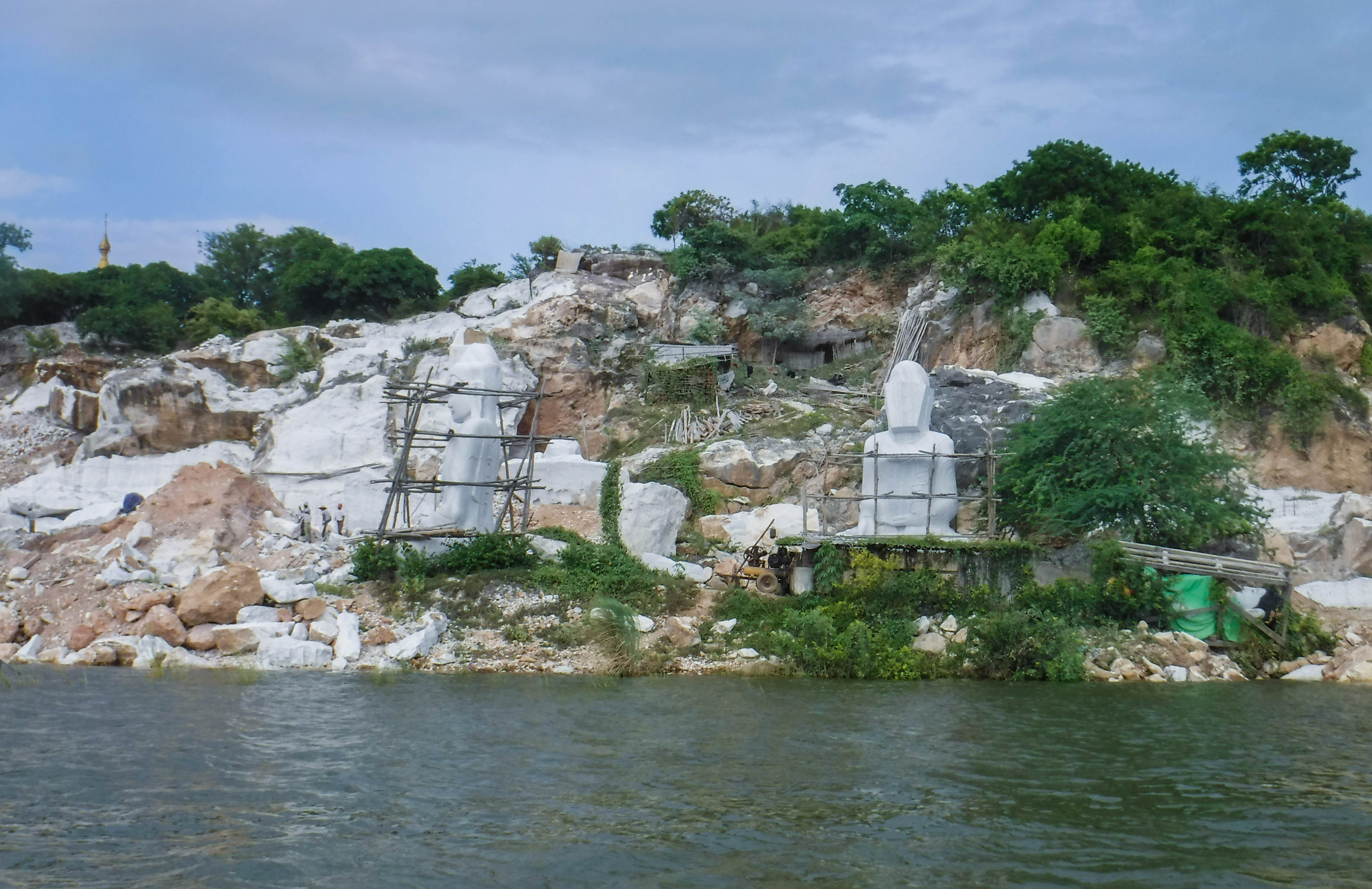 Saykin in Mandalay region is given over to the construction of Buddhist statues. (Dominic Horner)