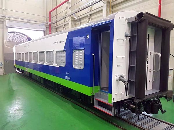 A new South Korean train carriage.