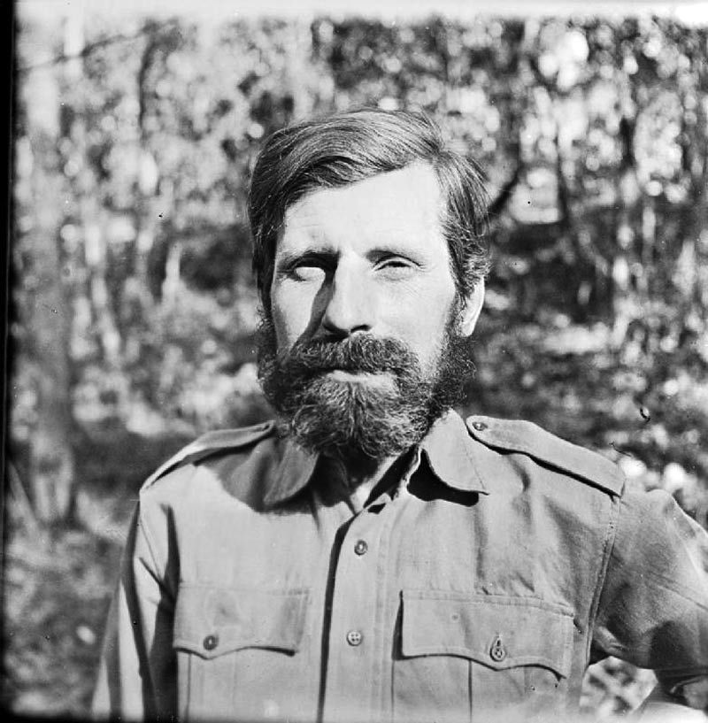 Major General Orde Wingate after his return from the first ‘Chindit’ expedition into Burma. (Imperial War Museum)