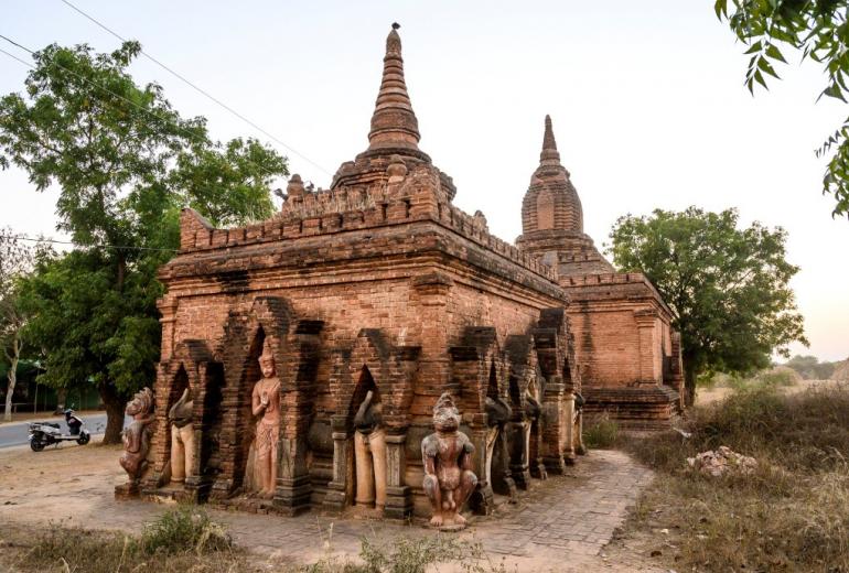  This photograph taken on January 18, 2020 shows Buddhist temples in Bagan. (Mladen Antonov / AFP)