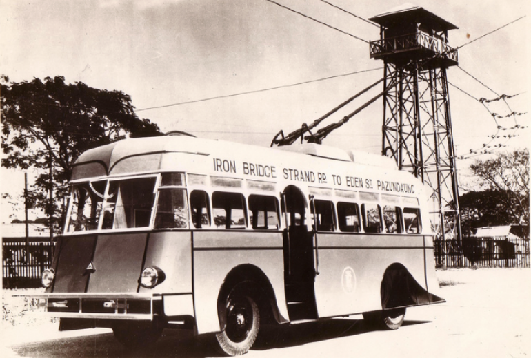 Ninety years ago, trams were a popular mode of transport in Myanmar's former capital.