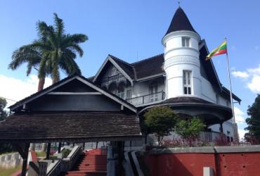 The Bogyoke Aung San Museum in Yangon's Bahan township.